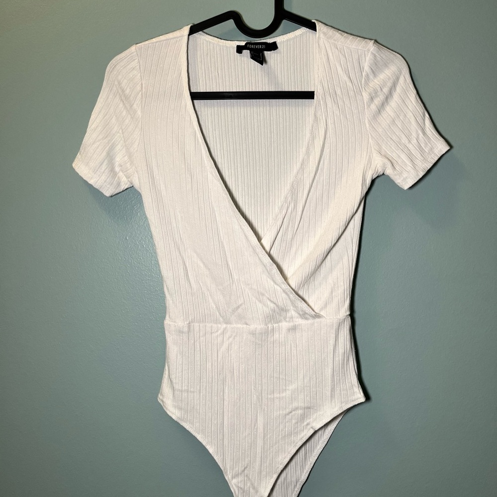 white wrap bodysuit
